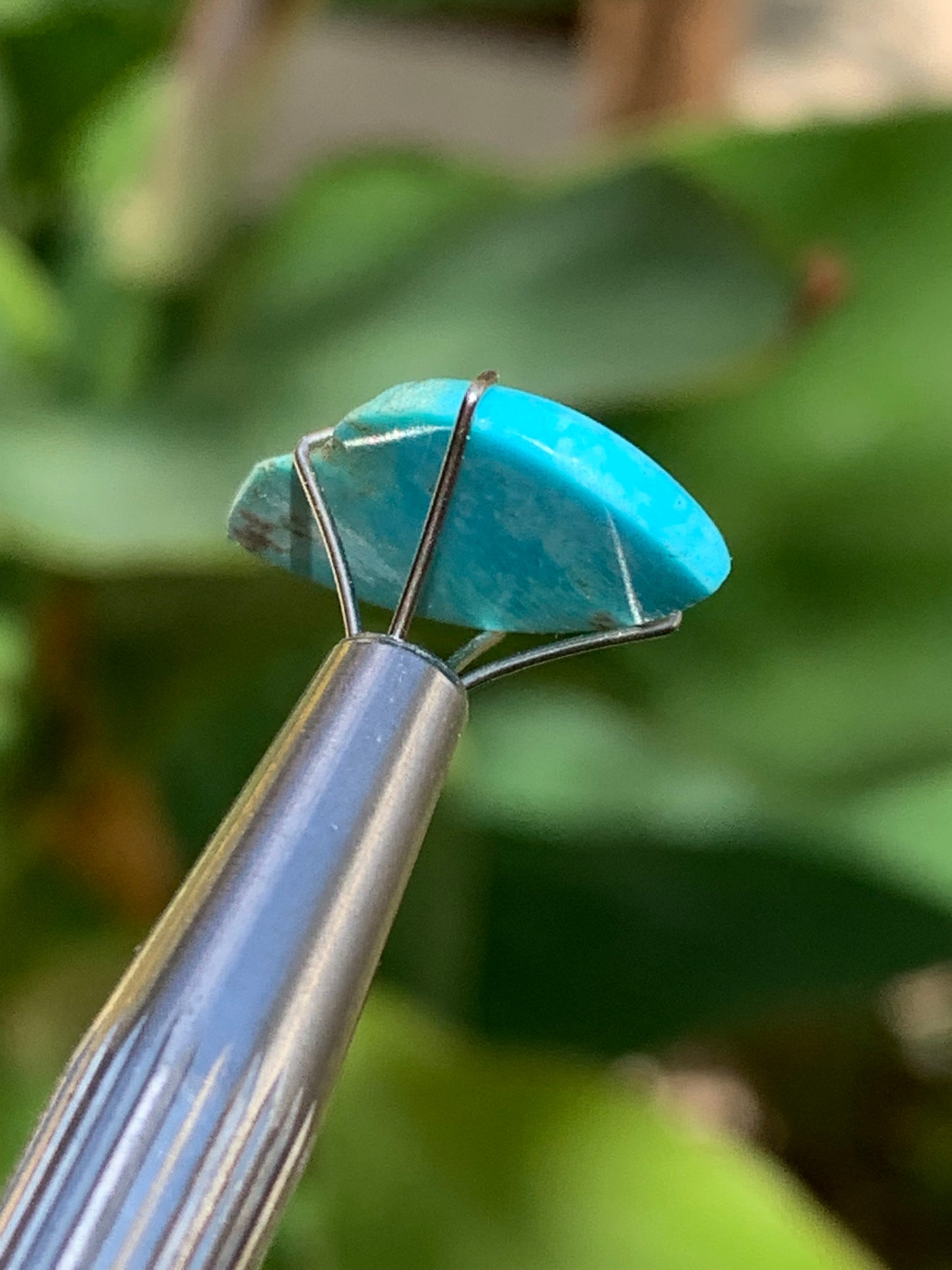 Turquoise, 20mm cabochon x10 x3 - 3 carats. Perfect for jewelry, collections, exhibitions...
