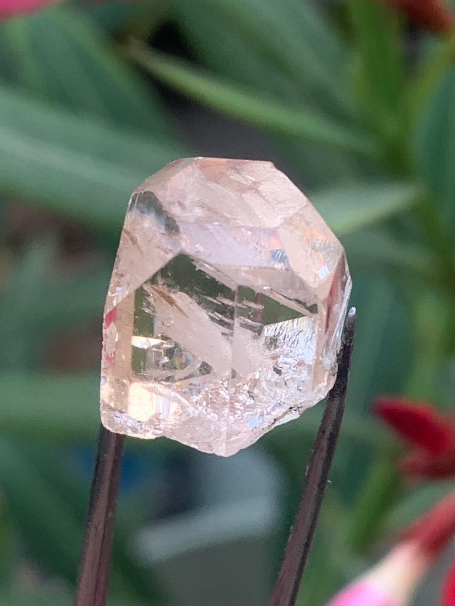 Topaze Impériale, superbe cristal naturel de 15mm x12 x11 - 4,6 grammes/ 23 carats. Belle pièce de collection, unique et assez rare sur le marché !