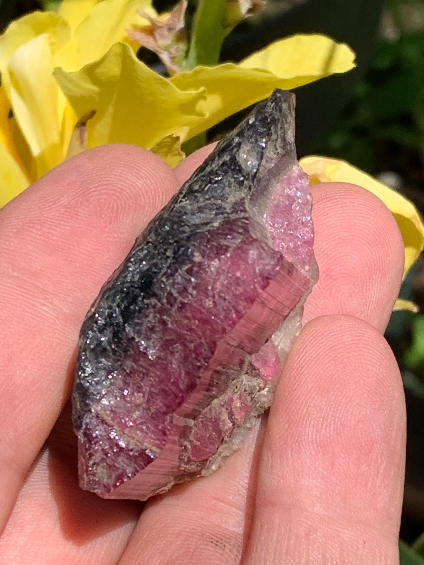 Tourmaline Rubellite, superbe spècimen naturel de 52mm x 35 x 23 - 52 grammes. Parfait en bijouterie, collection ,exposition...