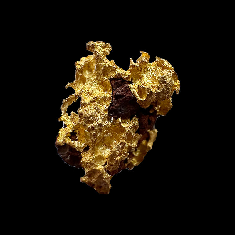 Or natif de la mine Laverton en Australie, 4 pépites au choix, très belles pièces de minéralogie. Rare !