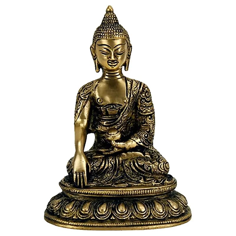 Selection of brass Buddhas, models from 13 to 20cm (your choice). Sacred Buddhist deity! Very good quality, perfect in a meditation room, altar, collection, exhibition...!