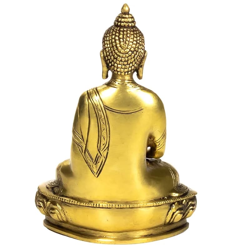 Selection of brass Buddhas, models from 13 to 20cm (your choice). Sacred Buddhist deity! Very good quality, perfect in a meditation room, altar, collection, exhibition...!