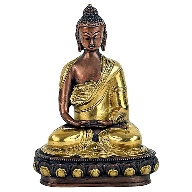 Selection of brass Buddhas, models from 13 to 20cm (your choice). Sacred Buddhist deity! Very good quality, perfect in a meditation room, altar, collection, exhibition...!