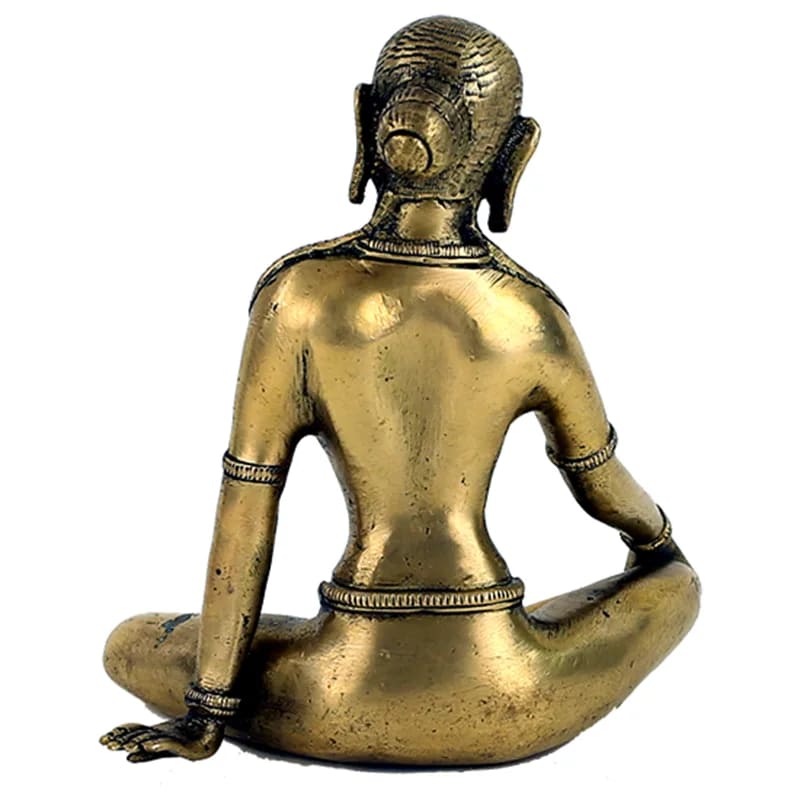 Parvati (Père de Ganesh), en métal (laiton), 15 centimètres - 1100 grammes. Signifie « celle des montagnes », parce qu'on présume que ses parents soient les Himavat, les montagnes dans le massif de l'Himalaya !