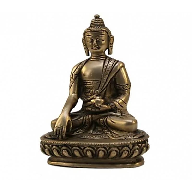 Selection of brass Buddhas, models from 13 to 20cm (your choice). Sacred Buddhist deity! Very good quality, perfect in a meditation room, altar, collection, exhibition...!