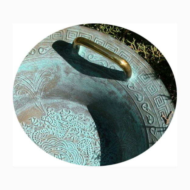 Taoist bronze bowl (rare), size 39 centimeters - 2250 grams, dates back to the Han Dynasty, more than 2000 years ago!