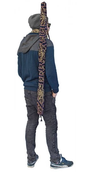 Fabric cover and mouthpiece for didgeridoo and rain stick, various sizes to choose from 0.8 to 1.85 meters in length!