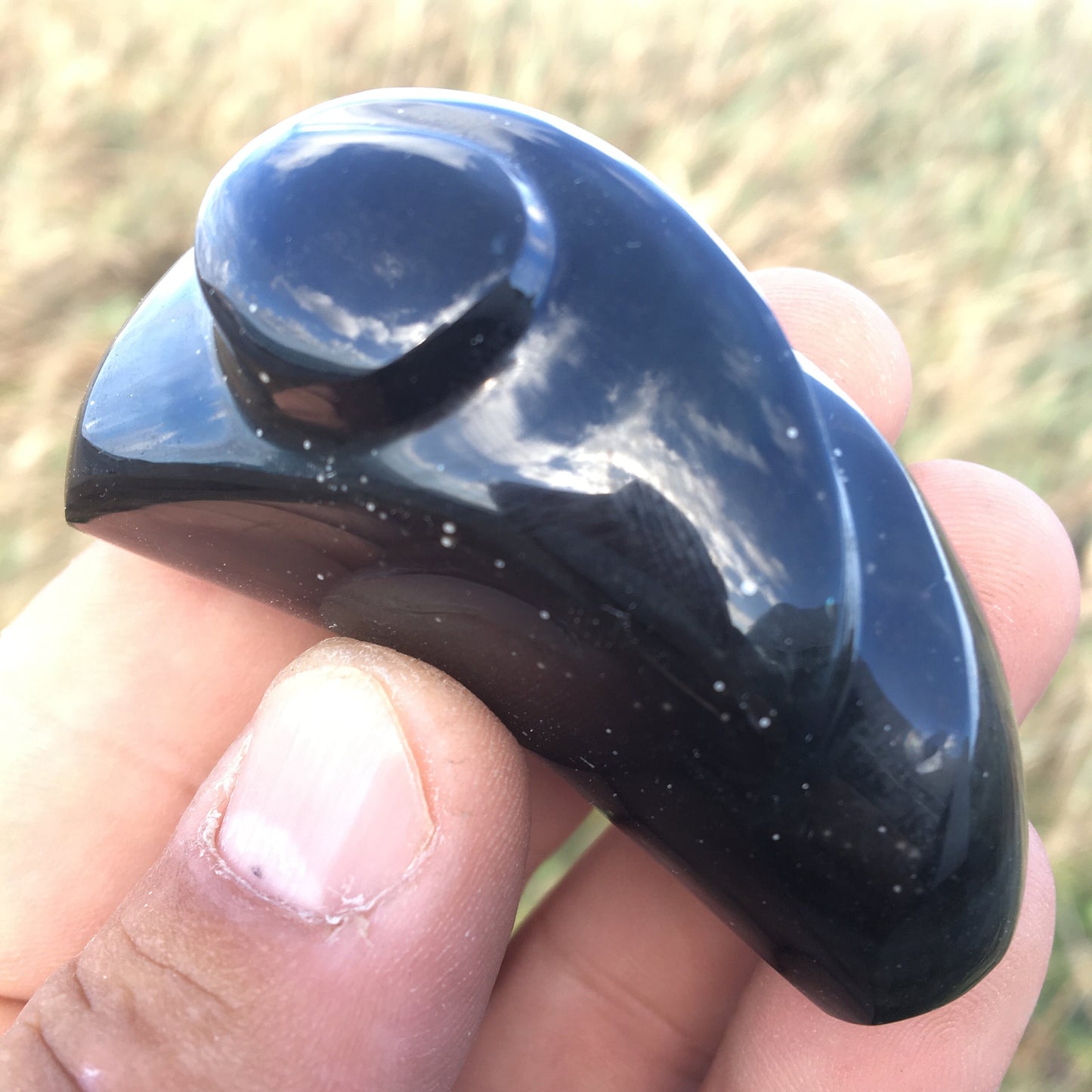 Obsidienne Doré - Pièce taillée de 50x40x25mm - 40 grammes !