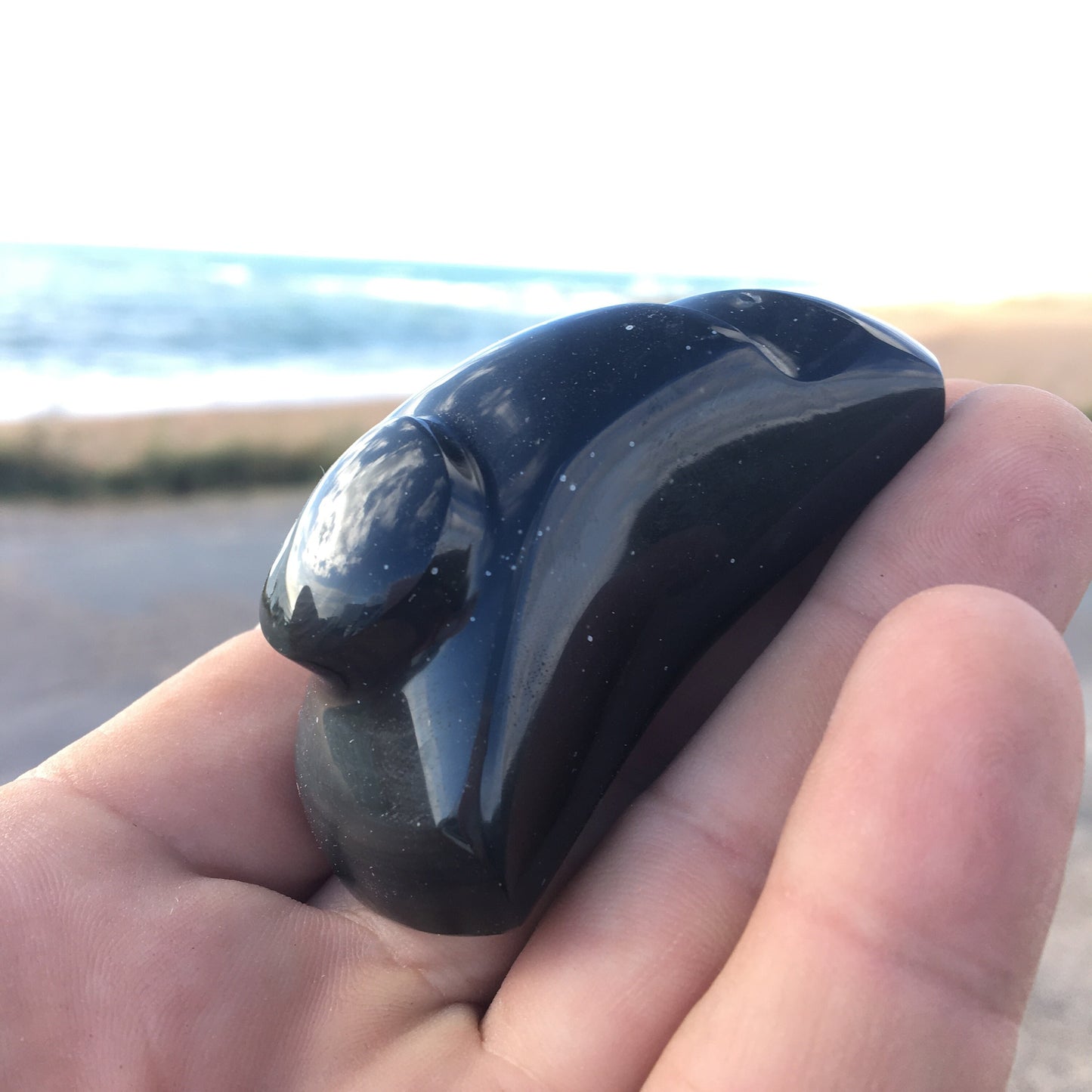 Obsidienne Doré - Pièce taillée de 50x40x25mm - 40 grammes !
