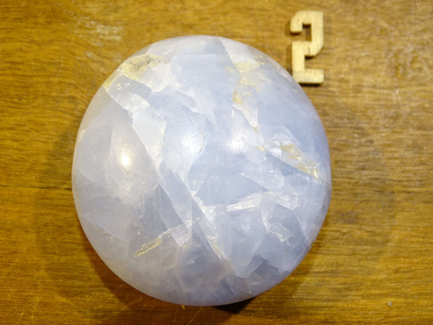 Calcite bleue, spécimens de galets XL au choix, de 50 x 40 x 30mm - 35 à 50 gr. environ !