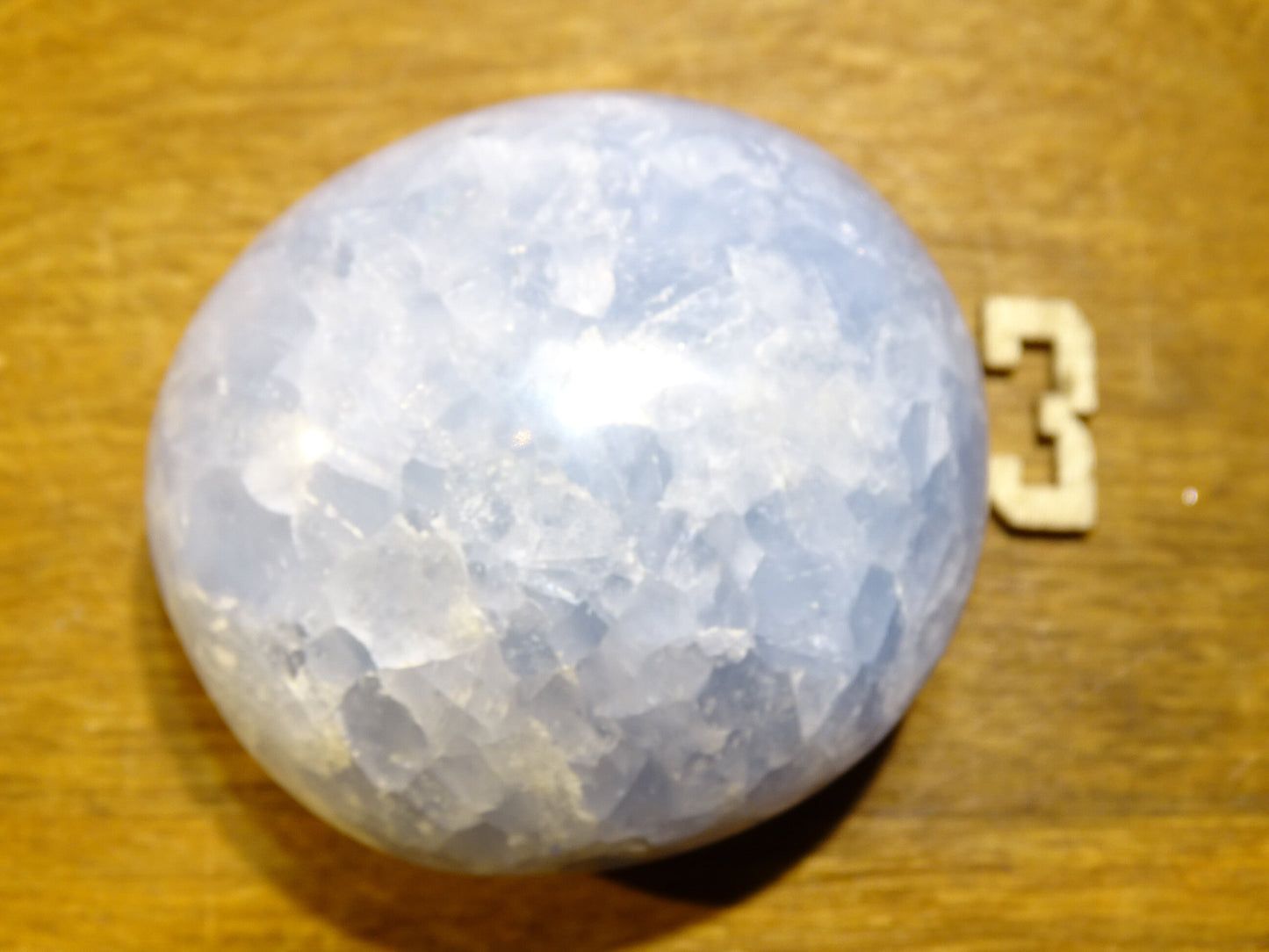 Calcite bleue, spécimens de galets XL au choix, de 50 x 40 x 30mm - 35 à 50 gr. environ !