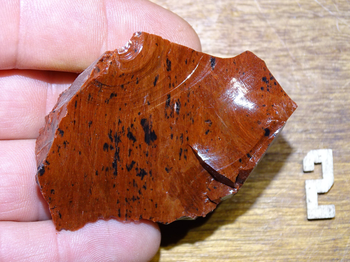 Obsidienne Acajou - Pièces brutes de 25 à 45 grammes - de 60 x 40 x 30mm !
