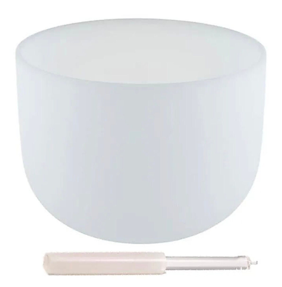 Bol chantant en cristal givré de 25 à 40 cm - 2700 à 10 000 grammes - Toute les notes sont disponibles ! Vendu avec maillet et anneau de soutien ! Vendu à l'unité ou en set de 7 bols !