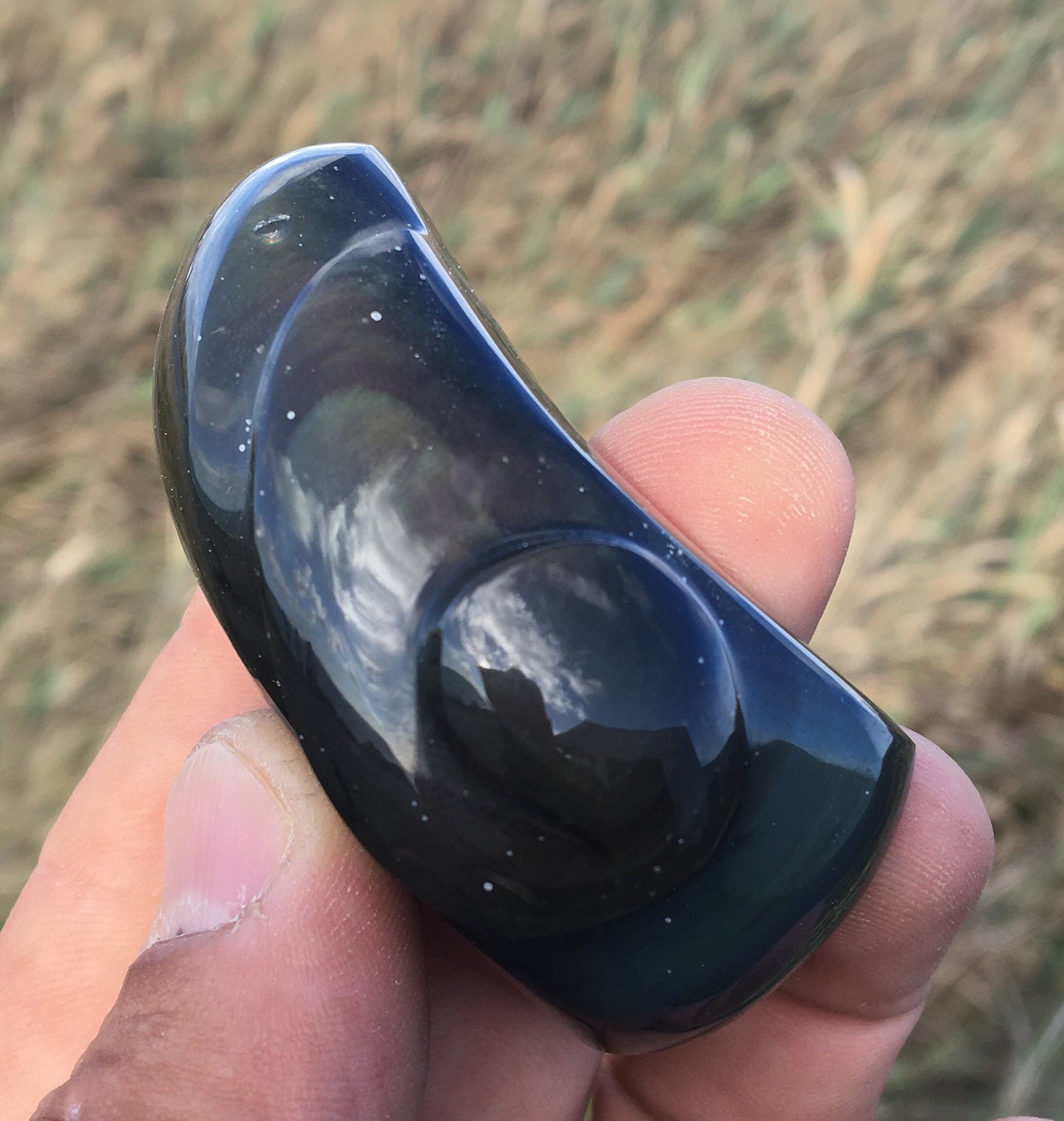 Obsidienne Doré - Pièce taillée de 50x40x25mm - 40 grammes !