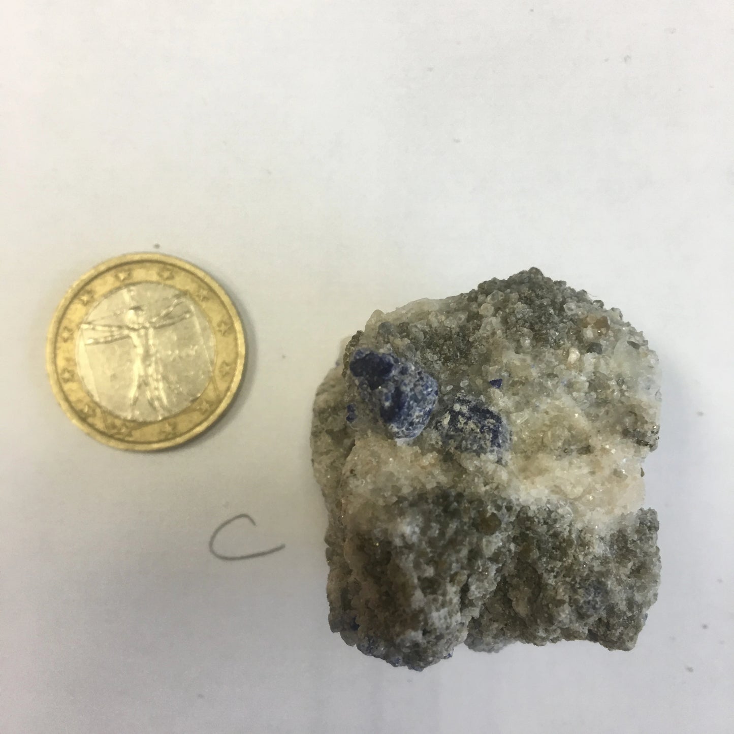 Jaspe K2 - Spécimens bruts de 24 à 40 grammes ! Superbes cristaux d'Azurite dans du granit !