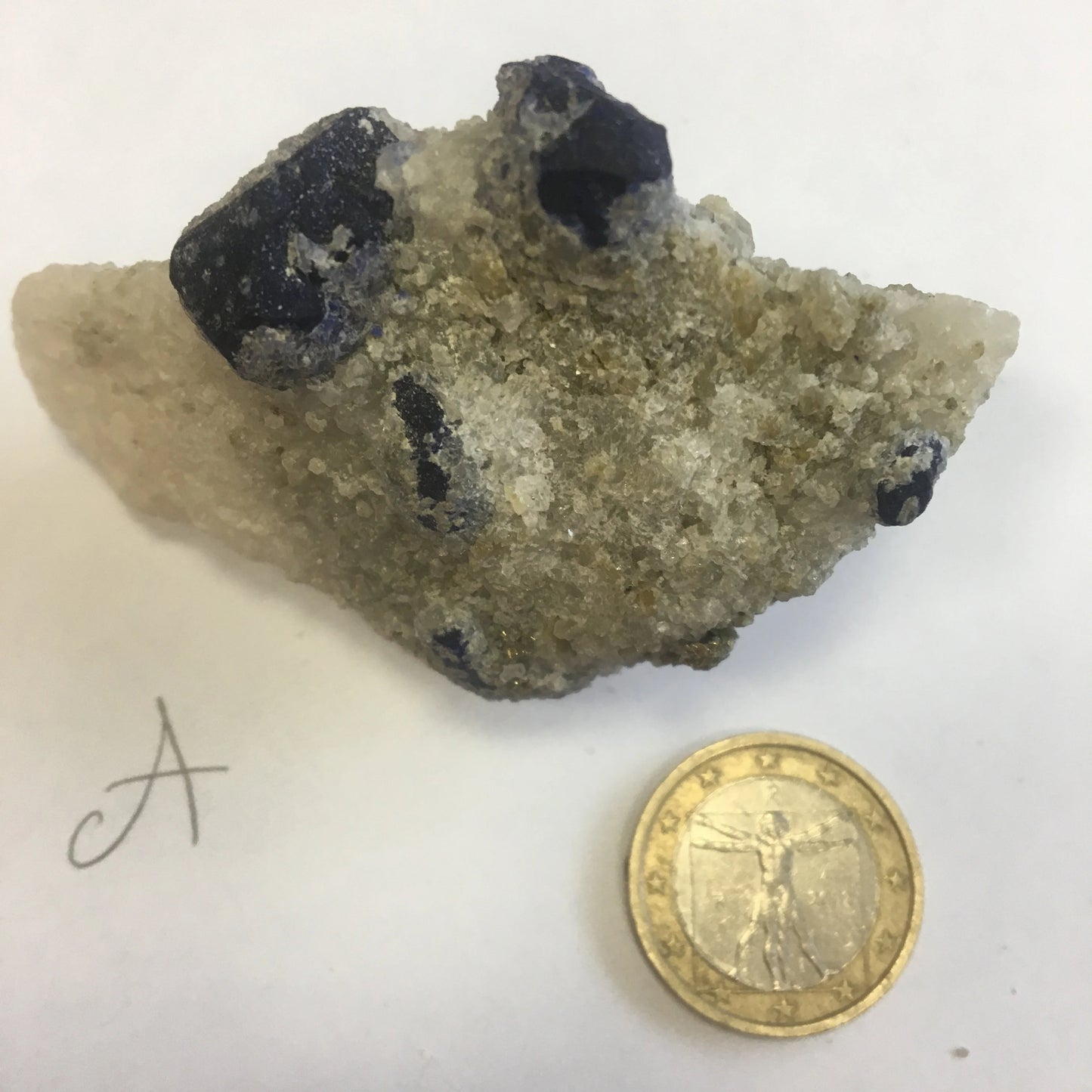 Jaspe K2 - Spécimens bruts de 24 à 40 grammes ! Superbes cristaux d'Azurite dans du granit !