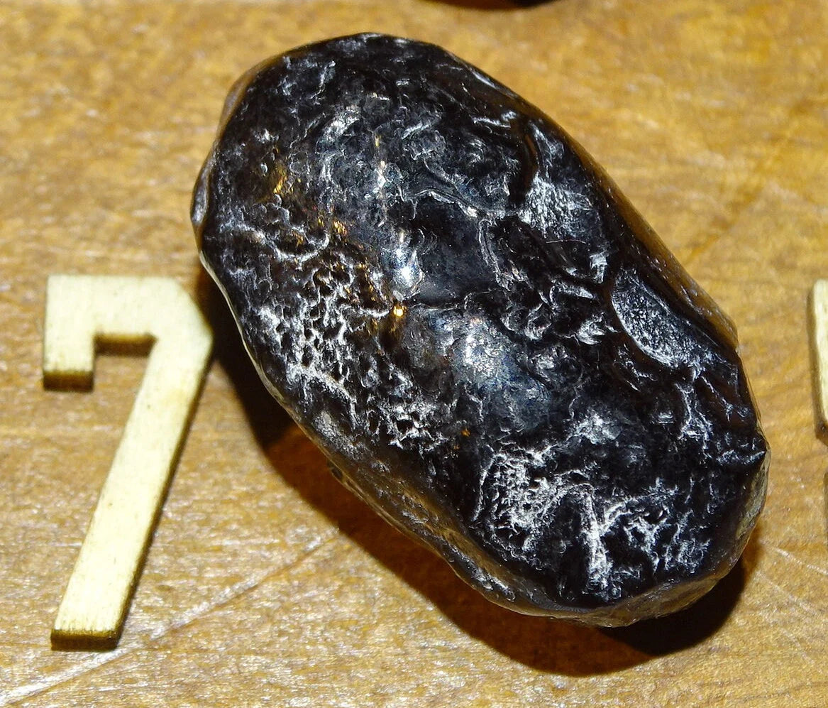 Obsidienne larme d'Apache - Pierres roulées de 15x15mm à 25x25 - 8 à 15 grammes !