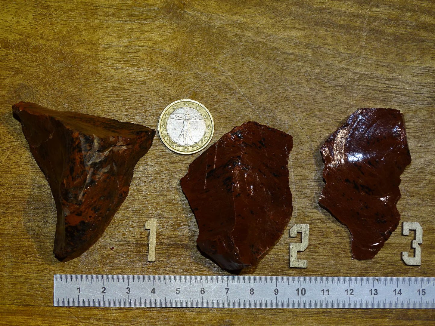 Obsidienne Acajou - Pièces brutes de 25 à 45 grammes - de 60 x 40 x 30mm !