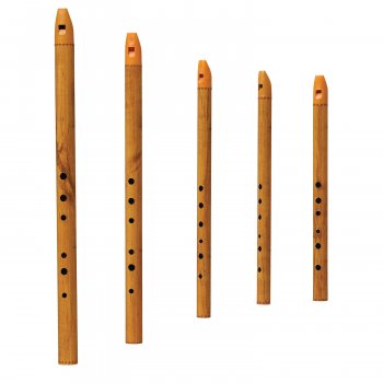 Irish Flute/ Irish Whistle, Irish flute made of wood and PVC fibers, simple and solidly designed, ideal for playing traditional Irish music! From 31 to 55 centimeters.