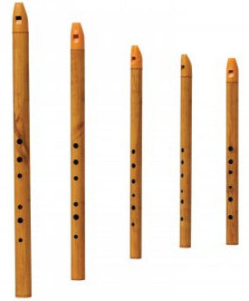 Irish Flute/ Irish Whistle, Irish flute made of wood and PVC fibers, simple and solidly designed, ideal for playing traditional Irish music! From 31 to 55 centimeters.