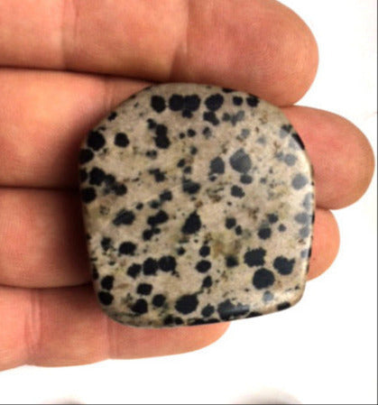 Jaspe Dalmatien - Spécimen brut de 40 x 40 x 15mm - 24 grammes ! Très joli pierre à exposer !