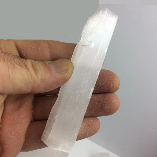 Selenite - natural bar of 80 to 100 x 20 x 15mm!