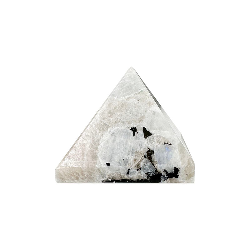 Pyramides en Pierre de lune de 4 à 5,5 centimètres, parfait pour la lithothérapie, collection, exposition...