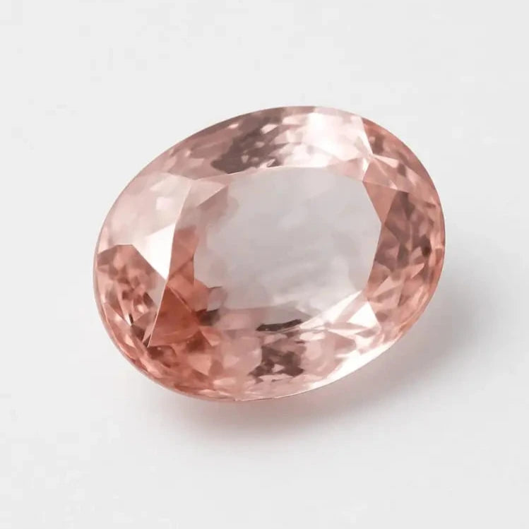 Natural Padparadscha Sapphire of 0.98 carat, measuring 7.13 x 5.14 x 2.70 mm. Perfect for collection, jewelry, exhibition...