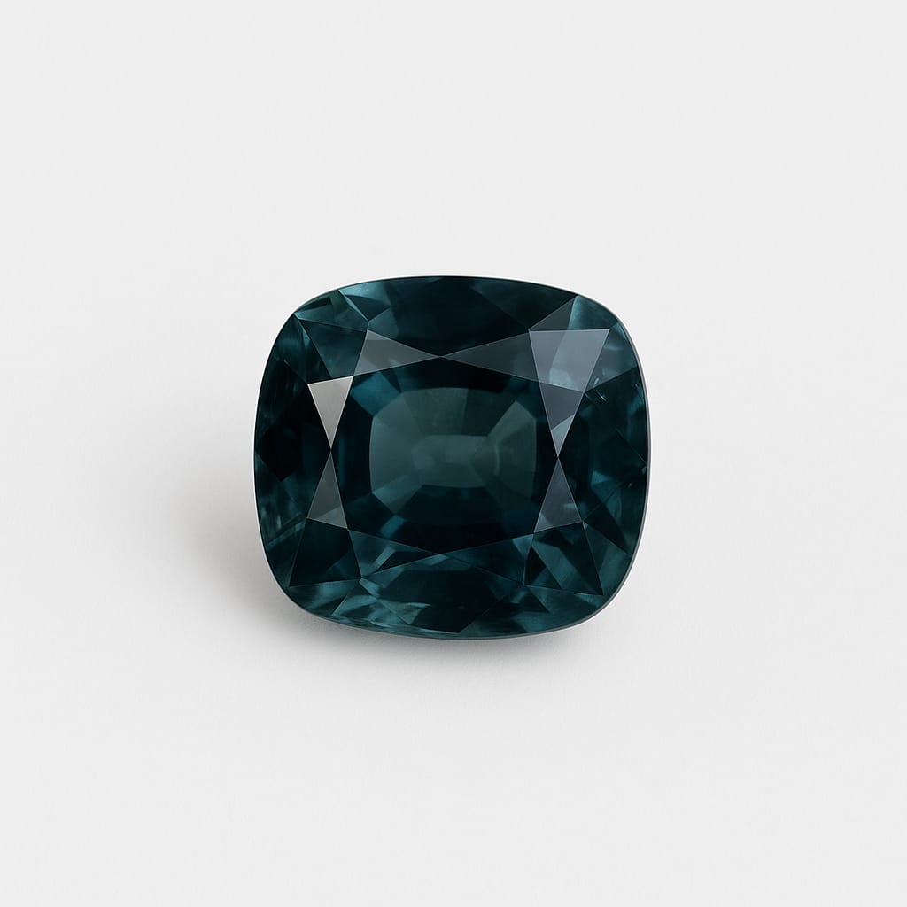 Spinelle Naturel couleur 'bleu océan nuit', de 0.46 carat. Parfait en collection, bijouterie, exposition...