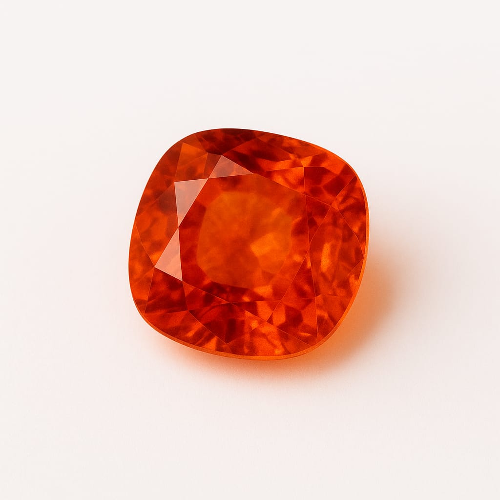 Spinelle 'Orange' – Pierre fine facettée de 0.58 carat. Parfait en collection, bijouterie, exposition...