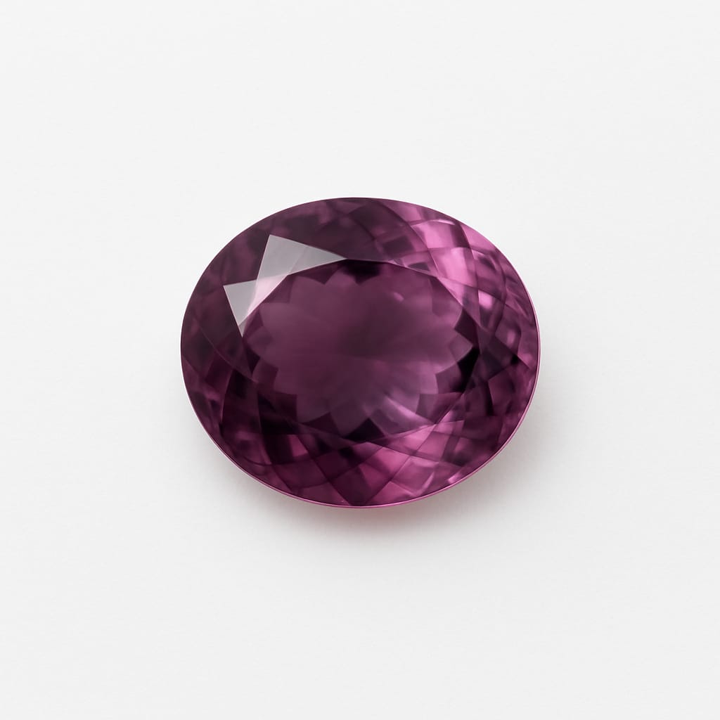 Spinelle 'rose pourpre' – Pierre fine facettée de 0.81 carat. Parfait en collection, bijouterie, exposition...