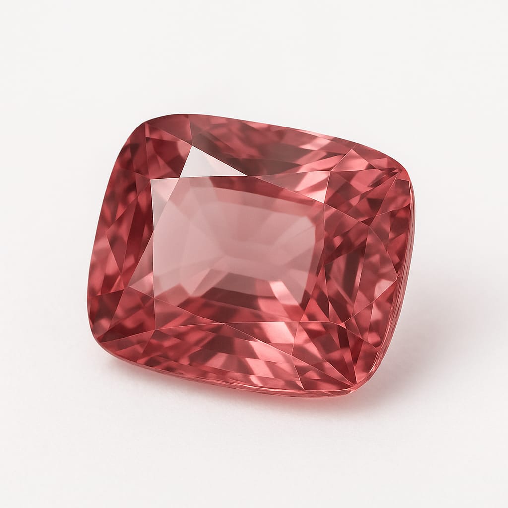 Spinelle 'Rose Impérial' – Pierre fine facettée de 0.50 carat. Parfait en collection, bijouterie, exposition...