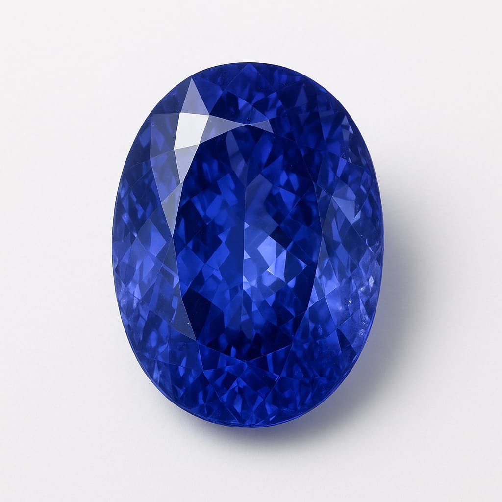 Superbe tanzanite naturelle - Pierre fine taillée de 3,69 carats - 9.91 à 7.77 à 5.63 mm. Parfait en bijouterie, collection ,exposition...