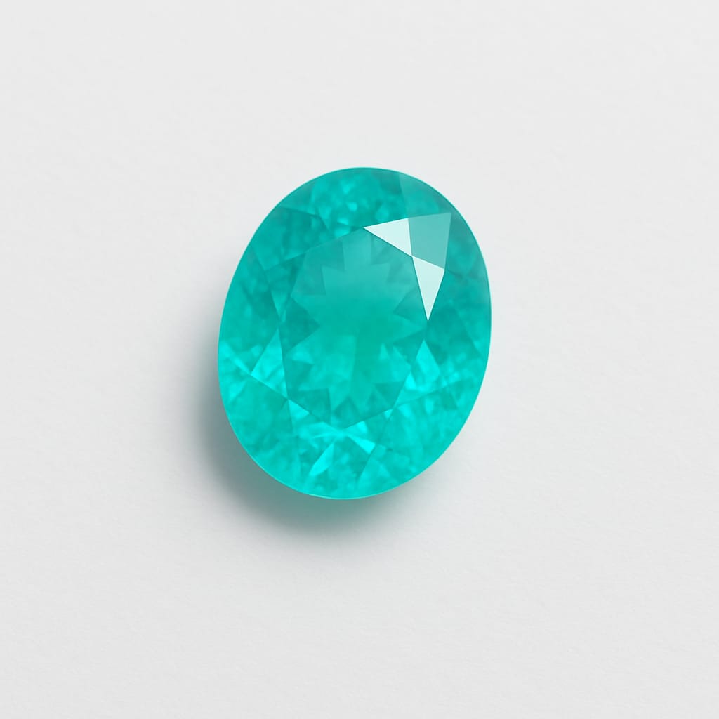 Natural Paraiba Tourmaline of 0.95 carat. Size of 6.73 x 5.22 x 3.84 mm. Perfect for collection, jewelry, exhibition...
