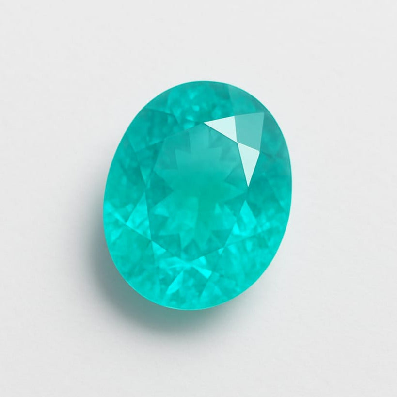 Natural Paraiba Tourmaline of 0.95 carat. Size of 6.73 x 5.22 x 3.84 mm. Perfect for collection, jewelry, exhibition...