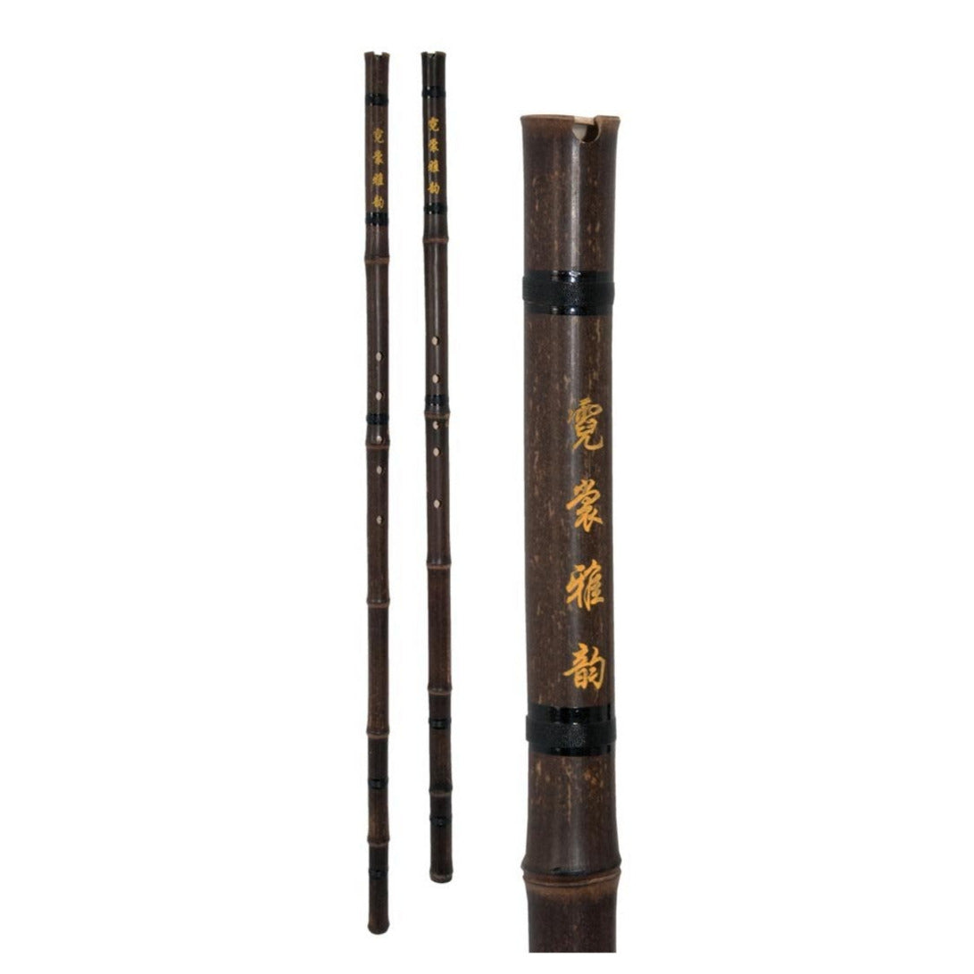 Xiao en bambou, flûte chinoise crantée. A servi de modèle au Shakuhachi japonais. 5 accordages au choix. Leur son est très doux, profond et réservé, parfait pour la Méditation !