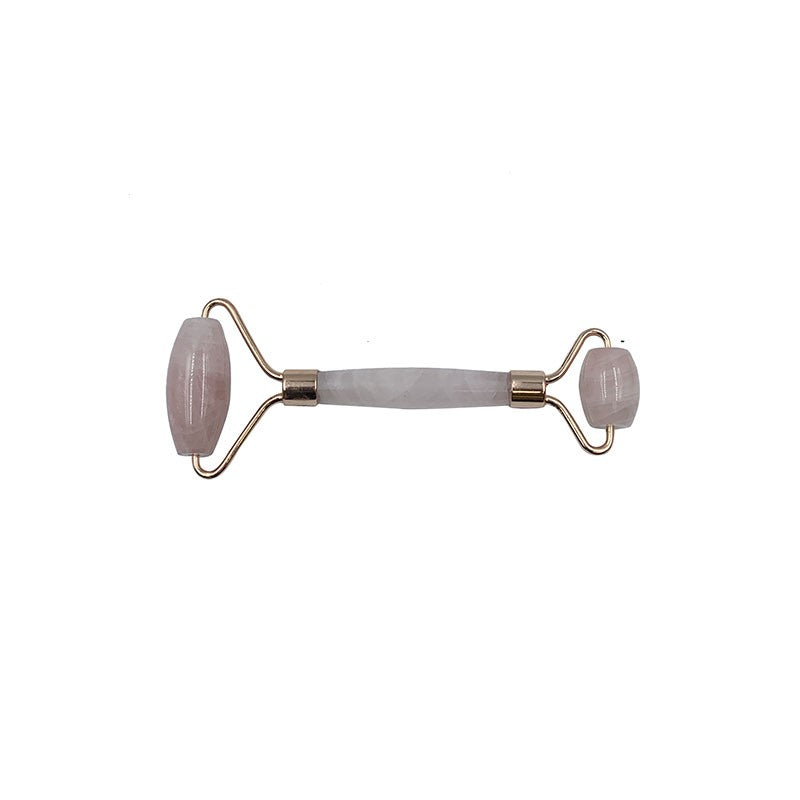 Selection of real stone massage rollers, 15cm long - 65 gr. - 11 stones to choose from: Amethyst, Aventurine, orange calcite, Carnelian, Crystal/quartz, Unakite Jasper, Jadeite, Lapis lazuli, Obsidian, Tiger's eye, Rose quartz...