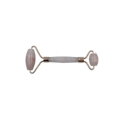 Selection of real stone massage rollers, 15cm long - 65 gr. - 11 stones to choose from: Amethyst, Aventurine, orange calcite, Carnelian, Crystal/quartz, Unakite Jasper, Jadeite, Lapis lazuli, Obsidian, Tiger's eye, Rose quartz...
