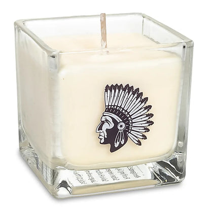 Scented candle, 100% vegetable-based, eco-friendly rapeseed wax (recycled glass) with beautiful designs. 6x6 cm - 88 grams - 25 burning time. Handmade in Belgium, with paraben-free fragrance oils.