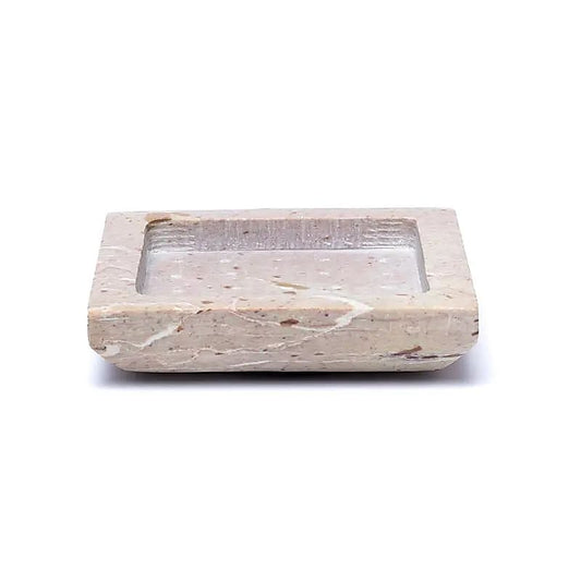 Square soapstone tray, sturdy model that can be used as a candle holder, perfect for pyramid candles, to place your jewelry or as decoration. Size cm 9x9x2 - Weight grams ±255! Sold individually or in pairs!