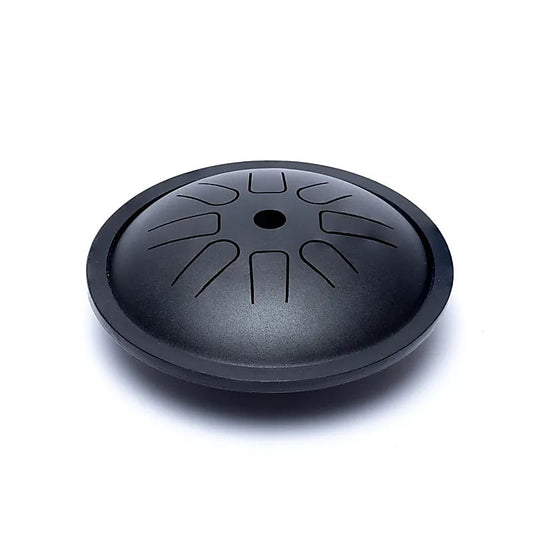 Handpan/ tambour percussion de voyage,  8 notes en D/ Ré majeure, 26 cm - 630 grammes. Fabriqué en acier de haute qualité !