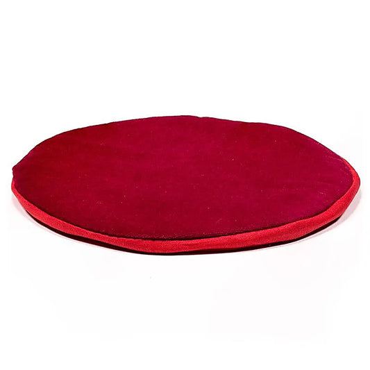 Round and flat support / cushion of 15 or 20 cm in diameter, to place under a singing bowl or on an altar, very good quality, perfect for showcasing your singing bowls!