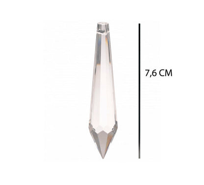 Cristaux Feng Shui en verre de 5,6 cm x 1,6 - 14 grammes. Apportent la lumière et la vie dans votre maison! L'arc en ciel sera multiplier par les nombreuses surfaces, dans les couleurs de l’arc en ciel, projetées et dansant dans toute la pièce !