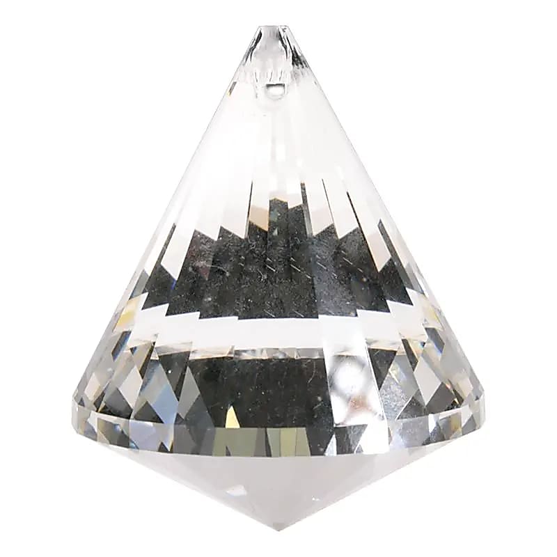 Cristaux Feng Shui, transparent ou multicolore de 4.2x5.3 cm, apportent la lumière et la vie dans votre maison ! L'arc en ciel sera multiplier par les nombreuses surfaces, dans les couleurs de l’arc en ciel, projetées et dansant dans toute la pièce.