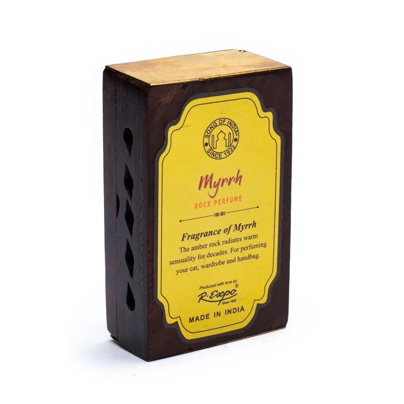 Encens naturel véritable avec boîte de diffusion en bois, parfums au choix : Nag Champa Ambre, Ambre, Vanille, Myrrhe ! Vente à l'unité ou par lot de 3 !