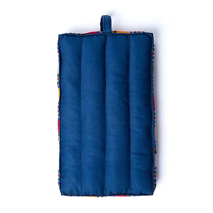 Meditation cushion, convenient travel size. Made with love and care, this meditation cushion is not only very comfortable, but also a commitment to sustainability. 32x17.5x3.5 centimeters / 465 grams.