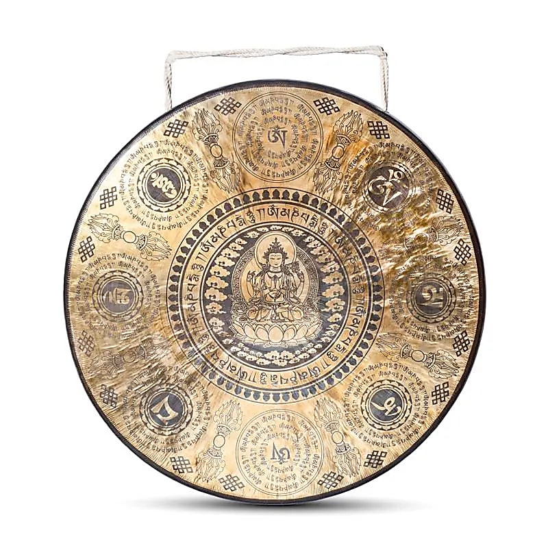 Sélection de Gong collection 2025, motifs au choix : Ø 55 à 70 cm, vendu avec maillet. Incroyable, fascinant, hypnotisant !