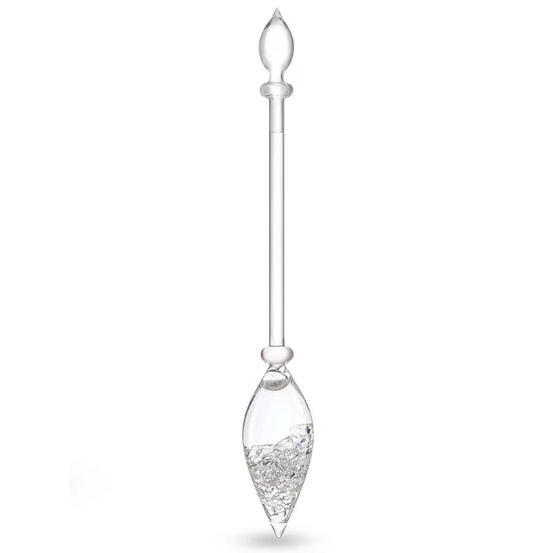 1.3-liter 'Era' bottle/decanter, for a new era in the preparation of "gem water." Glass without heavy metals! Sold with or without minerals! 3 gem sticks to choose from: Diamond / 5 elements / Well-being!