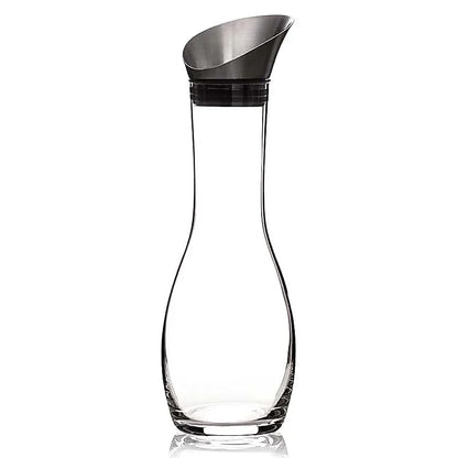1.3-liter 'Era' bottle/decanter, for a new era in the preparation of "gem water." Glass without heavy metals! Sold with or without minerals! 3 gem sticks to choose from: Diamond / 5 elements / Well-being!