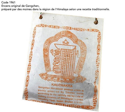 Original incense from 'Gangchen', powder*, 40 gram bag, prepared by monks in the Himalayan region according to a traditional recipe. 100% natural ingredients!!